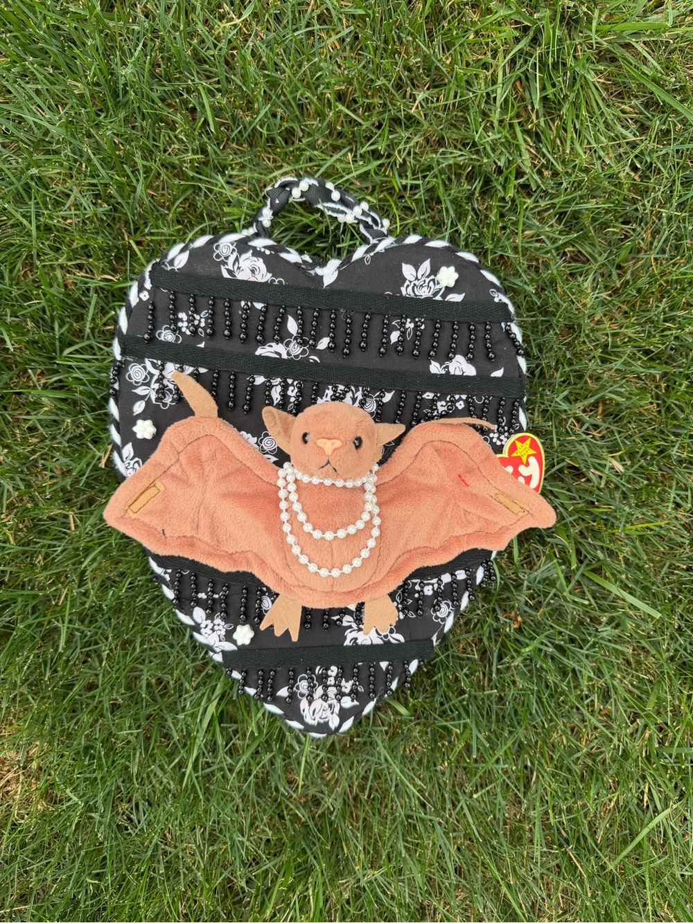 Stuffed Animal Faux Taxidermy- Bat Beanie Babies
